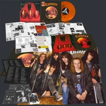 CORONER R.I.P. LP SMOKE/ MARBLED , PRE-ORDER [VINYL 12"]