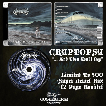 CRYPTOPSY And Then You'll Beg CD (2021RP, superjewelbox ) [CD]