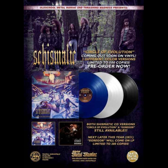 SCHISMATIC Circle Of Evolution LP BLUE [VINYL 12'']
