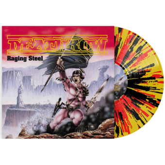 DEATHROW Raging Steel LP SPLATTER , PRE-ORDER [VINYL 12"]
