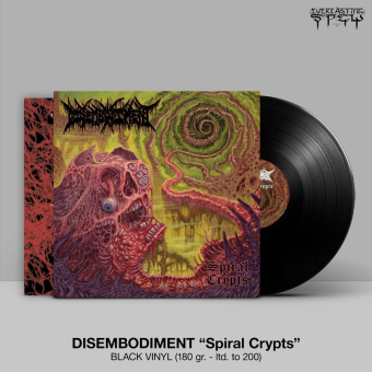 DISEMBODIMENT Spiral Crypts LP BLACK , PRE-ORDER [VINYL 12"]