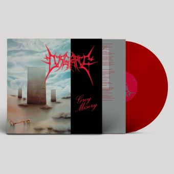 DISGRACE Grey Misery LP RED , PRE-ORDER [VINYL 12"]