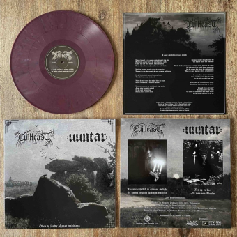 EVILFEAST / UUNTAR Odes to lands of past traditions SPLIT LP PURPLE MARBLE , PRE-ORDER [VINYL 12"]