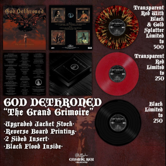 GOD DETHRONED The Grand Grimoire LP BLACK [VINYL 12"]