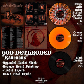 GOD DETHRONED Ravenous LP SPLATTER  [VINYL 12"]