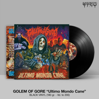 GOLEM OF GORE Ultimo Mondo Cane LP BLACK , PRE-ORDER [VINYL 12"]