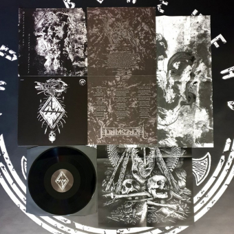 HERESIARCH / ANTEDILUVIAN Defleshing the Serpent Infinity Split BLACK MLP + Poster [VINYL 12'']