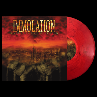 IMMOLATION Harnessing Ruin LP MARBLE , PRE-ORDER [VINYL 12"]