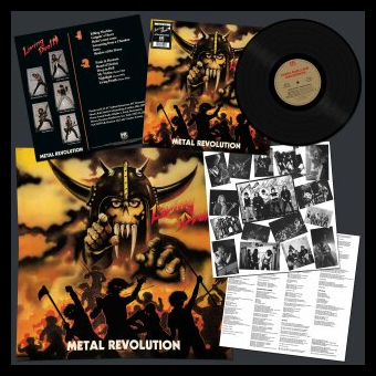 LIVING DEATH Metal Revolution BLACK [VINYL 12"]