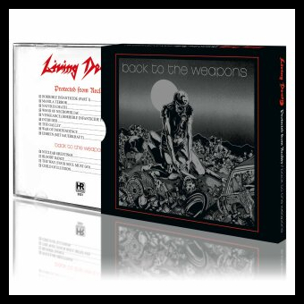 LIVING DEATH Protected From Reality / Back To The Weapons SLIPCASE [CD]