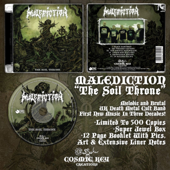MALEDICTION The Soil Throne CD (lim 500, super jewel box) [CD]