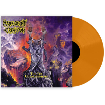 MALEVOLENT CREATION The Ten Commandments LP ORANGE [VINYL 12"]