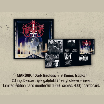 MARDUK Dark Endless DELUXE TRIPLE GATEFOLD 7" vinyl sleeve [CD]