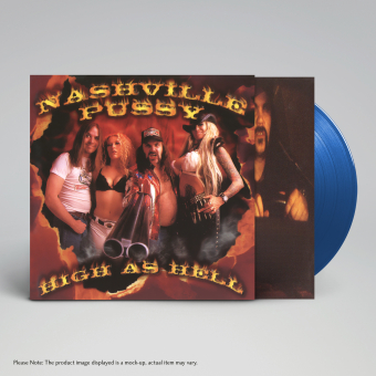 NASHVILLE PUSSY High As Hell LP BLUE , PRE-ORDER [VINYL 12"]