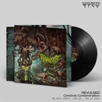 REVULSED Cerebral Contamination LP BLACK , PRE-ORDER [VINYL 12"]
