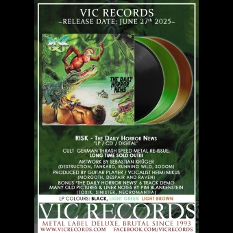 RISK The Daily Horror News LP GREEN [VINYL 12