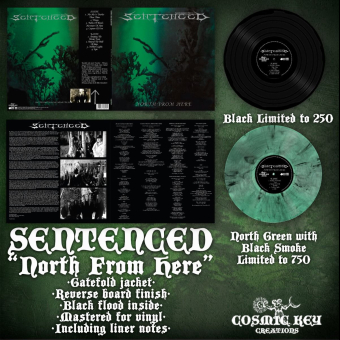 SENTENCED North From Here LP BLACK [VINYL 12"]
