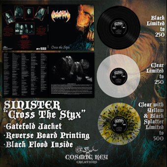 SINISTER Cross The Styx LP BLACK [VINYL 12"]