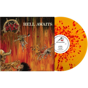 SLAYER Hell Awaits LP ORANGE RED SPLATTER [VINYL 12"]