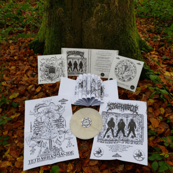 TETRAGRAMMACIDE Primal Incinerators Of Moral Matrix LP BONE WHITE , PRE-ORDER [VINYL 12"]