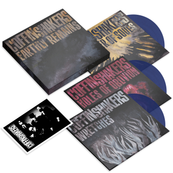 THE COFFINSHAKERS Earthly Remains 3x 7"EP BOX SET MIDNIGHT SKY [VINYL 7"]