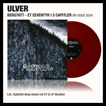ULVER Bergtatt - Et Eeventyr I 5 Capitler (Re-issue 2024) ( Ltd. Gatefold deep blood red LP & LP-Booklet ) [VINYL 12"]