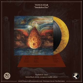VENUS STAR Smokeless Fire LP ORANGE MARBLED [VINYL 12"]
