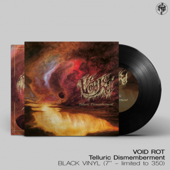 VOID ROT Telluric Dismemberment 7"ep BLACK [VINYL 7"]