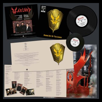 WARLORD Rising Out of the Ashes  LP+7" BLACK [VINYL 12"]
