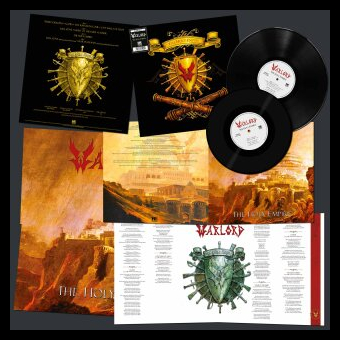 WARLORD The Holy Empire  LP+10" BLACK [VINYL 12"]