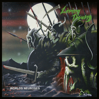 LIVING DEATH Worlds Neuroses GREEN LP [VINYL 12"]